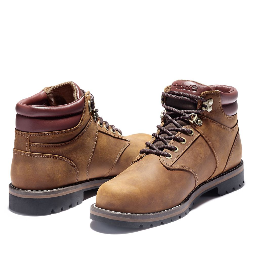 Botas de Montaña Timberland Argentina Hombre - Redwood Falls Waterproof Mid - Marrones - HECYQW-462